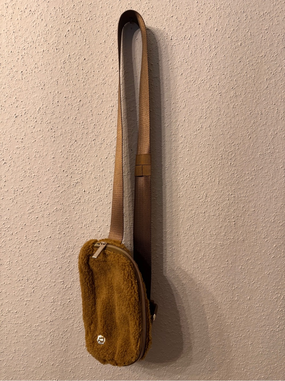 Fuzzy Brown Lululemon Belt Bag